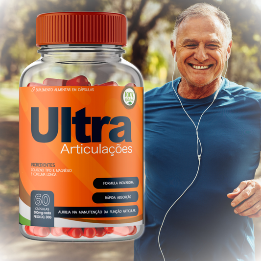 Ultra Articulações Encapsulados Alivia Dores nas Articulações Reduz Inchaço e Inflamação Melhora a Mobilidade e a Flexibilidade