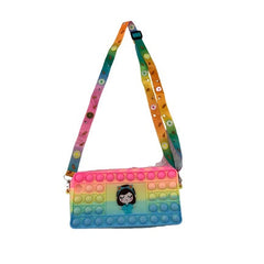 ESTOJO BAG Bolsa Pop-It Fidget Toy Brinquedo Anti Stress De Raciocínio Para Adulto e Crianças