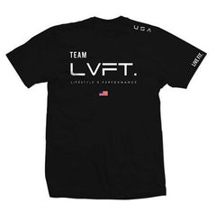 Camiseta esportiva masculina estampado ''TEAM LVFT'' casual