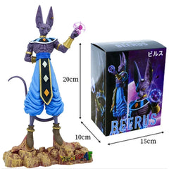 Figura Anime Dragon Ball Z Beerus para Crianças, Modelo de Coleção, Presentes De Brinquedo, Super Deus da Destruição, Em Estoque, 30cm