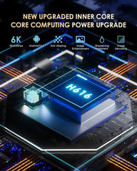 HONGTOP H20PRO Smart TV Box WiFi6 Android 10 6K 4K 3D Media Player TV Box Android 2.4G 5G WIFI muito rápido 1080p Set Top Box