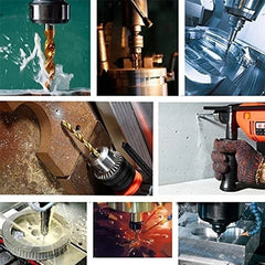 HSS Titânio Revestido Brocas, Conjunto de Aço de Alta Velocidade, Qualidade Ferramentas Elétricas, 1mm, 1.5mm, 2mm, 2.5mm, 3mm, 100 Pcs, 50Pcs
