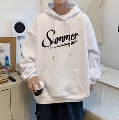 moletom largo masculino com escrita de ''SUMMER'' high street