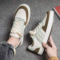 sapatos de pano masculino estilo high street