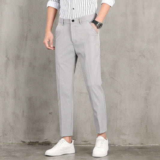 Calças masculinas casual