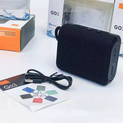 caixa de som GO3 music BRIC 3ª geração sem fio Bluetooth alto-falante mini à prova d'água pequeno áudio portátil baixo