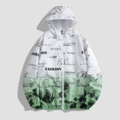 jaqueta corta vento unissex colorida