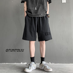 shorts estilo americano com laço e bolso