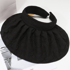 Chapéu de concha protetor solar de uso duplo aba larga