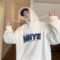 suéter com capuz Estilo americano masculino