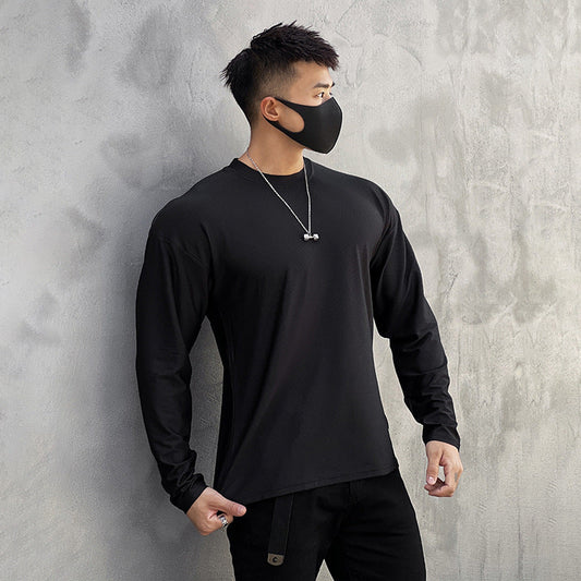 Camisa masculina de manga comprida leve e de secagem rapida