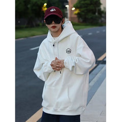 moletom largo masculino com estampa no peito high street