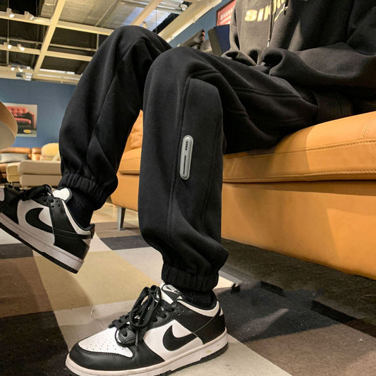 calça masculina de moletom larga