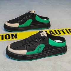 chinelo estilo sapato de sola reta antiderrapante resistente ao desgaste