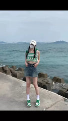 saia curta jeans feminina verão