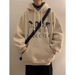 moletom largo masculino com estampa da seleccter