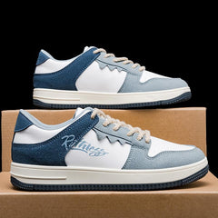 sapatos da moda de lona de cano baixo sola reta estilo high street