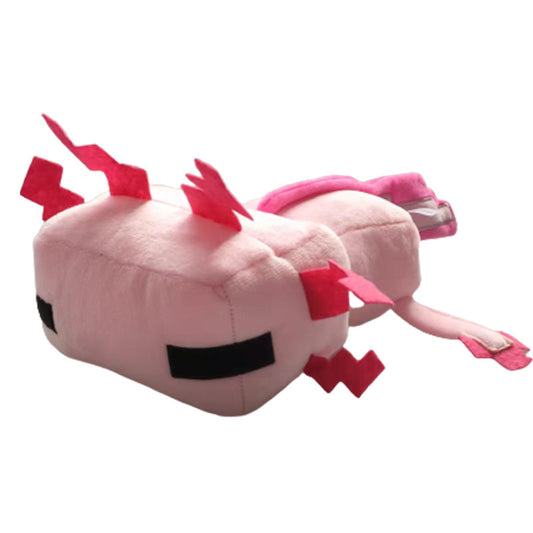 pelucia do mob axolote do jogo minecraft super fofo de 30cm