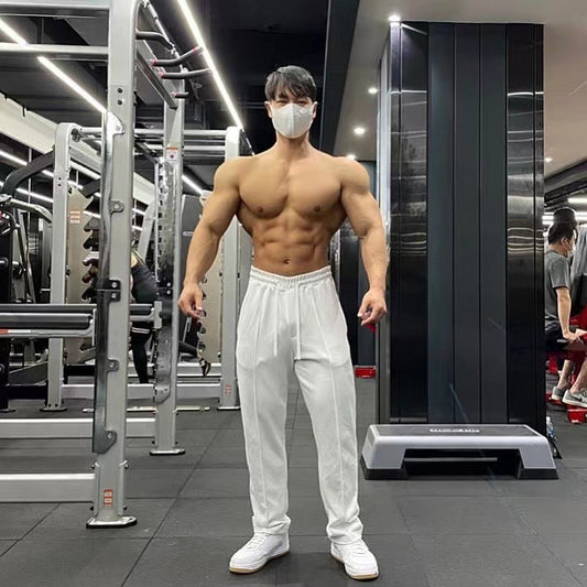 Calças de fitness masculino esportes e lazer exercício