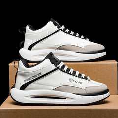 tenis de cano medio estilo high street de sola grossa