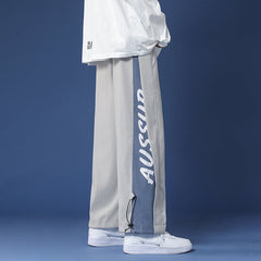 calça larga estilo de cordão