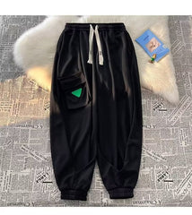 Estilo americano 2023 novas calças soltas casuais masculinas versão coreana calças modernas para todos os jogos verão seção fina caindo sensação calças largas