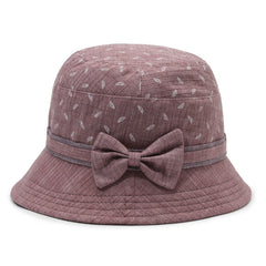 chapeu feminino com faixa de borboleta para avós