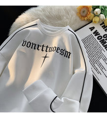 moletom com estampa escrita na frente high strett