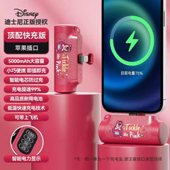 disney cápsula power bank min portátil