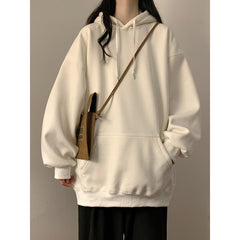 moletom com bolso feminino estilo streetwear largo