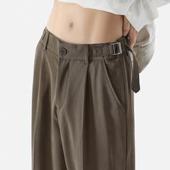 calça reta jeans estilo italiano com bolsos