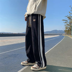 calça reta e larga estilo vintage