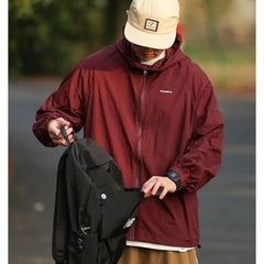 corta vento estilo americana roupa masculina verão moda outdoor leve e fina anti-ultravioleta roupa proteção solar pele jaqueta montanhismo