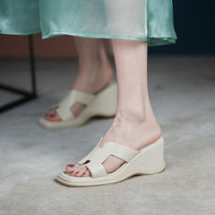 chinelo de cunha feminino