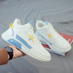 tênis masculinos mais veludo engrossado de sola grossa estilo high street