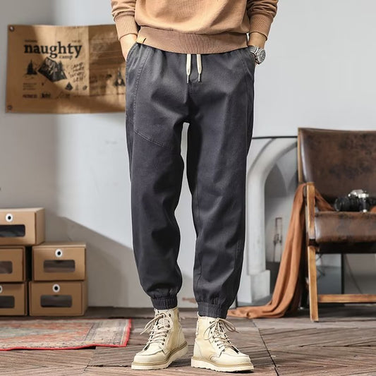 calça masculina de alça pra amarrar casual