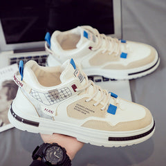 Sapatos masculinos de lona esportivo streetwear