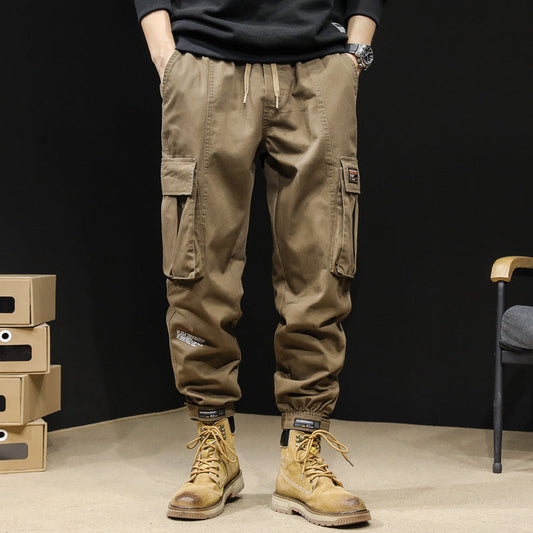 calça militar larga estilo americano