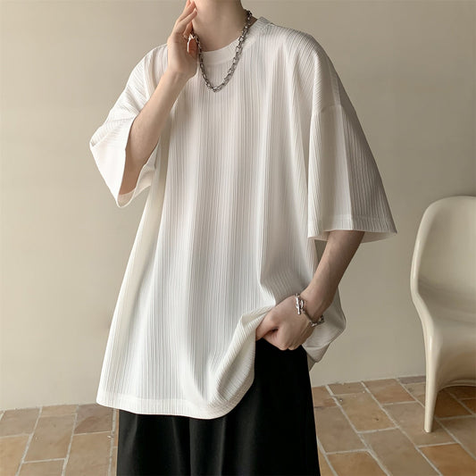 camisa casual masculina de cor solida