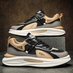 Sapatos esportivos de malha respirável masculino