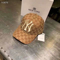 boné esportivo de baseball com a log dos Yankees unissex