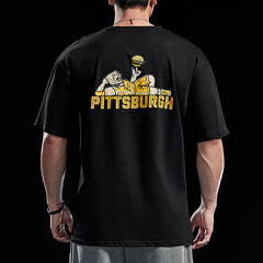 camiseta de manga curta estilo high street LVFT