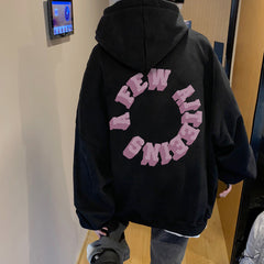 moletom com capuz masculino estilo high street