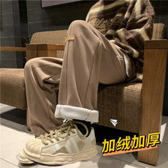 calça larga casual com laço pra amarrar e dobra na ponta