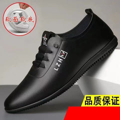 Sapatos de couro masculinos casual