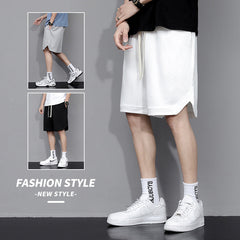 Shorts de basquete masculino com ''C'' estampado
