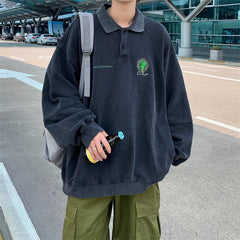 camisa polo Retro estilo streetwear