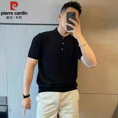 camisa polo masculina com golas e botões