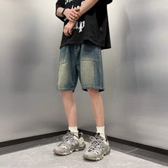 shorts jeans masculinos verão hong kong