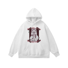 moletom feminino com estampa em desenho estilo high street